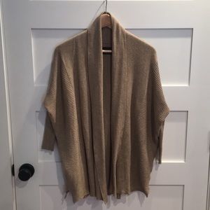 Camel Zara cocoon cardigan size small